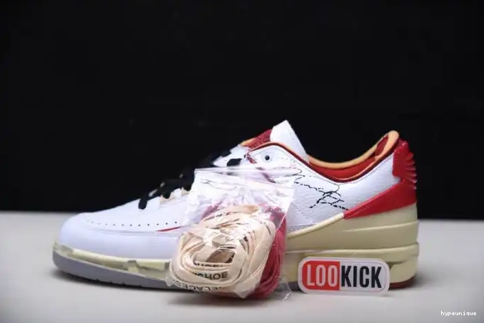 HYPE Off-White Jordan 2 Red SP Low White Retro DJ4375-106 0526